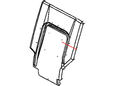 Jeep YF801DVAA SEAT BACK Rear 65%