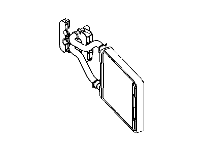 Ram 68031980AA CLAMP KIT Heater Core Tubes