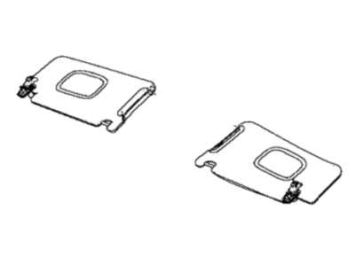 2020 Jeep Renegade Sun Visor - 7ES65MS7AA