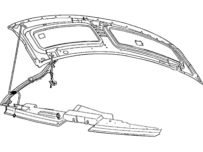 Dodge 55347225 BUMPER Hood