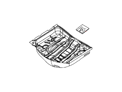 Dodge Floor Pan - 68043494AS