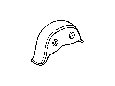 Dodge 55257032AC WHEELHOUSE Rear Inner
