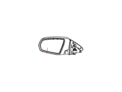 2008 Chrysler Sebring Car Mirror - 1AL031S2AB