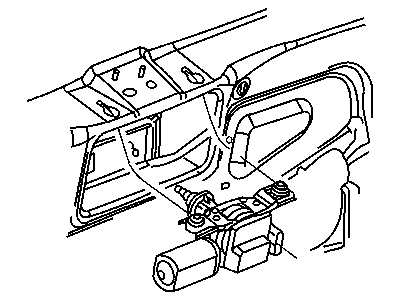 Jeep Wiper Motor - 55155884AB