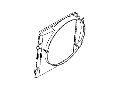 Dodge 52029012AC SHROUD Fan