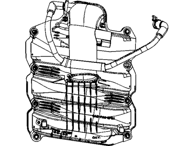 Jeep 53032993AE HOSE PCV Valve To intake Manifold