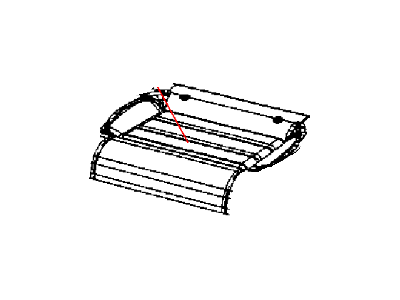 Mopar 1XD28VT9AA Headrest Rear