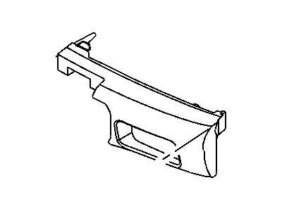 Chrysler 5116173AB FOAM Rear Bumper Fascia