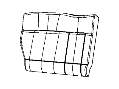 Jeep 5PR56JTLAA COVER Rear Seat Back Right