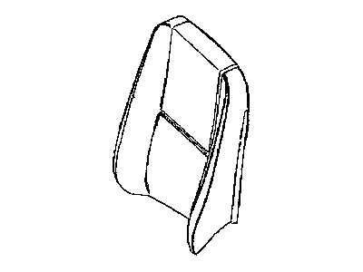 Dodge 1HG831A6AA COVER Front Seat Back