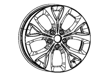 2020 Chrysler Voyager Spare Wheel - 5RJ49RNWAB
