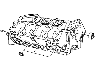 Jeep 1122532 DOWEL Block To Clutch Housing