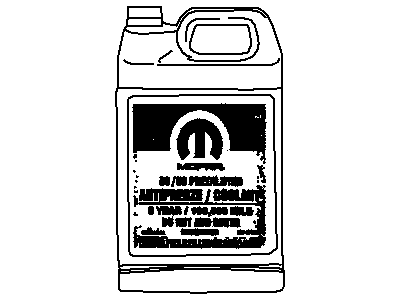 Mopar 68175336AA Antifreeze Coolant Gallon Standard Ms-9769
