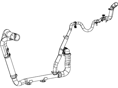 Mopar 68092561AD Hose Radiator Outlet