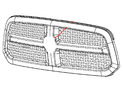 Ram Grille - 68093930AB