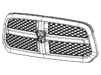 Ram Grille - 68093446AB