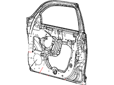 Mopar 5066967AE Door Shell, Front Driver Side
