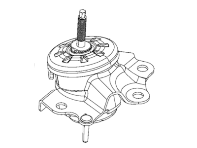Jeep 68284621AB ISOLATOR Engine Mount Left Side