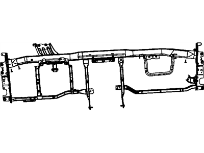 Dodge 68056691AA REINFORCEMENT Instrument Panel