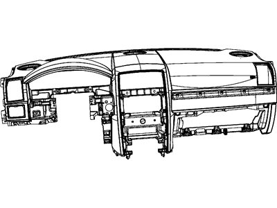 Chrysler 1MD471DVAA PANEL Instrument Panel
