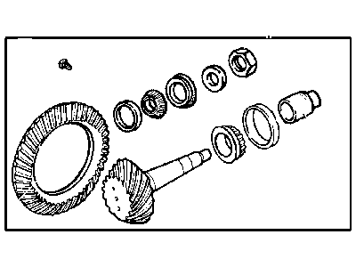 Dodge 5010321AB GEAR KIT Ring And Pinion
