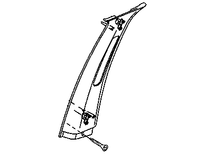 Jeep 5GY46TL2AC MOLDING B Pillar