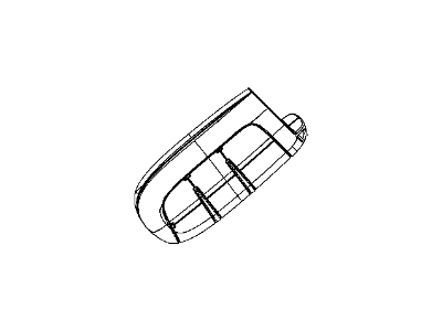Dodge 5035188AB TRANSMITTER Integrated Key FOB