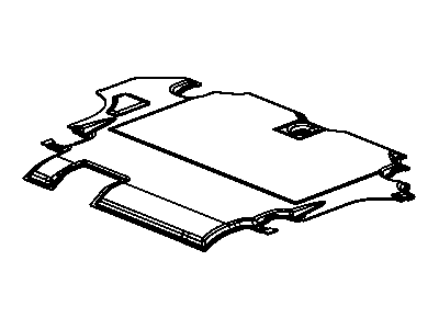 Mopar 55197379AD Silencer Load Floor