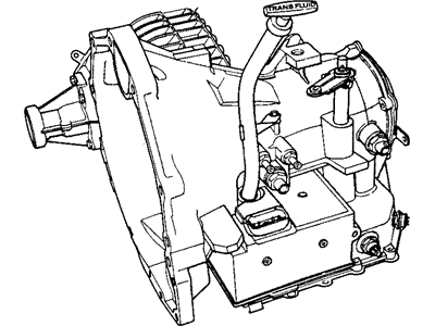 Chrysler 68100331AA TRANSMISSION PACKAGE With Torque Converter