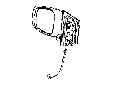 Chrysler Car Mirror - 1AN411BVAC