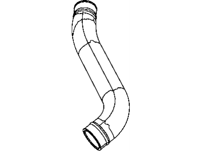 Dodge 4809883AB HOSE Charge Air Cooler to Turbo Outlet Tube