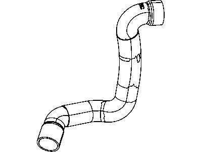 Mopar 4809886AC Hose Charge Air Cooler To Flange