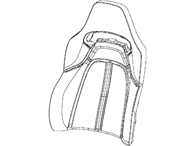 Dodge 5NT79HL1AA COVER Front Seat Back