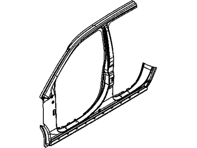 Jeep 68001970AE PANEL PACKAGE Body Side Aperture Front Outer Skin