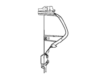 Jeep 68328717AA BAFFLE Air Inlet Left
