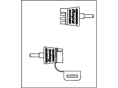 Dodge 82204641 WIRING KIT Trailer Tow