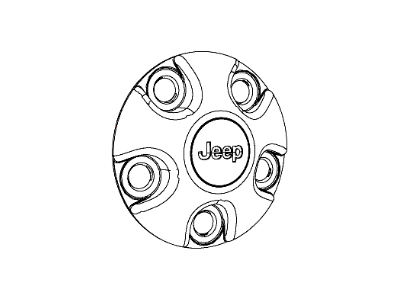 Jeep Wrangler Wheel Cover - 1AH90RXFAD