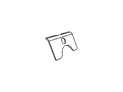 Ram 52121708AA REINFORCEMENT Rear Spring Hanger Rear