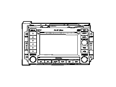 Dodge 56038646AE RADIO AM/FM CD W/NAV/DVD & CD-CTRL
