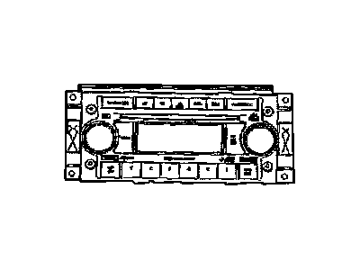 Dodge 5091521AB RADIO AM/FM with CD and Equalizer