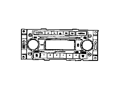 Dodge 5064653AG RADIO AM/FM with CD and Equalizer