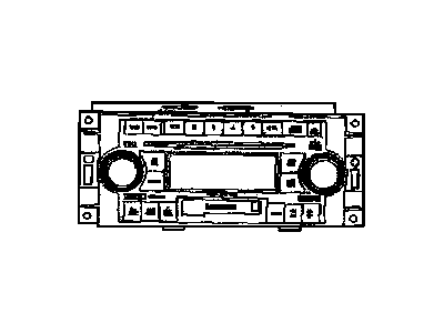Dodge 5064032AE RADIO AM/FM with CD and Cassette