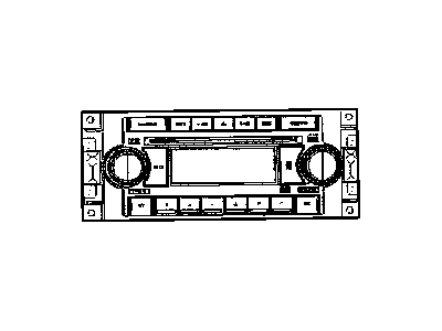 Dodge 5064071AA RADIO AM/FM with CD