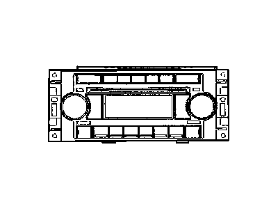 Dodge 5064010AM RADIO AM/FM with CD and Equalizer