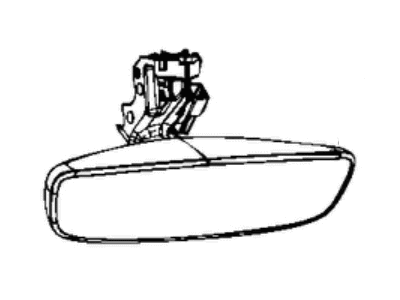 Ram 68453788AA MIRROR Inside Rear View