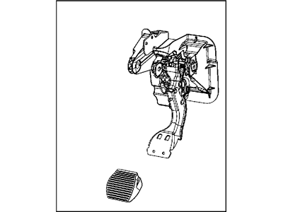 Jeep 4581693AG PEDAL Brake