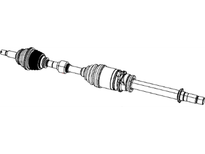 Jeep 5105660AG SHAFT Axle Half