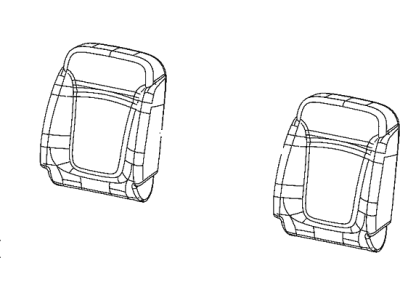 Jeep 6MC22UCWAA Cover - Front Seat Back