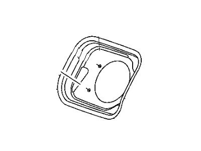 2010 Dodge Charger Fuel Filler Housing - 5065874AE