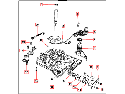 Dodge 68051192AA VALVE BODY KIT Transmission